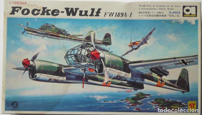Maquetas: AOSHIMA - Focke-Wulf Fw 189 A-1 1/72 502 - 500