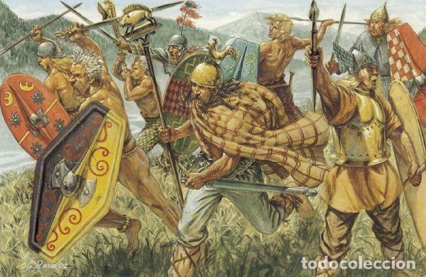 Maquetas: ITALERI - Gaul Warriors 54MM 54MM 6858