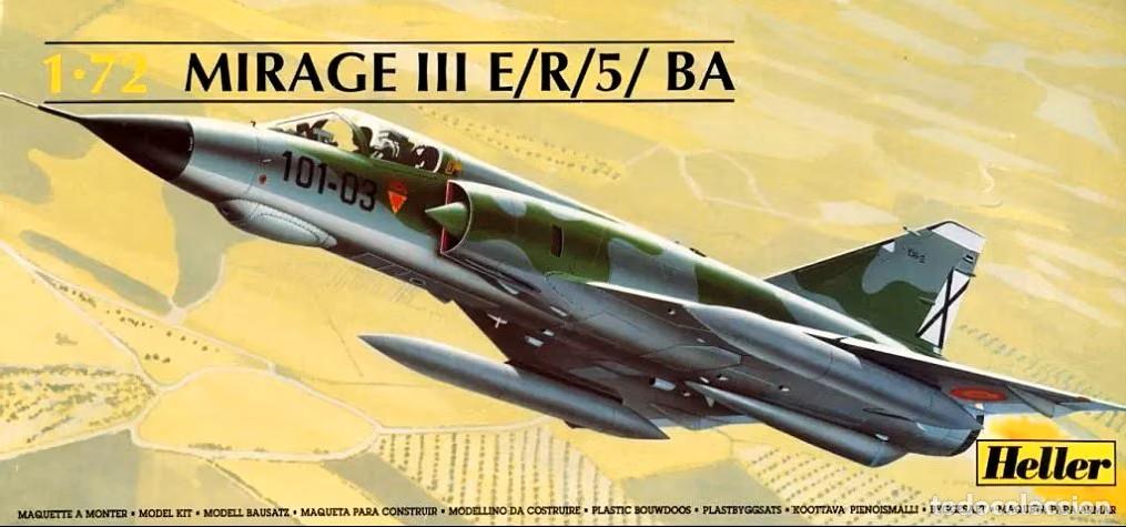 Maquetas: HELLER - Mirage III E/R/5 1/72 80323 - Foto 1