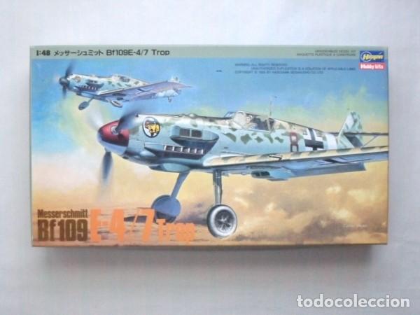 Maquetas: HASEGAWA - MESSERSCHMITT Bf 109E-4/7 TROP 1/48 J3