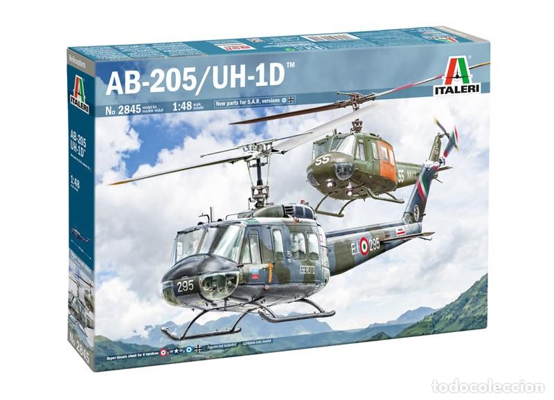 Maquetas: ITALERI - Agusta-Bell AB-205 / Bell UH-1D - SAR (6 Decals Option) 1/48 2845