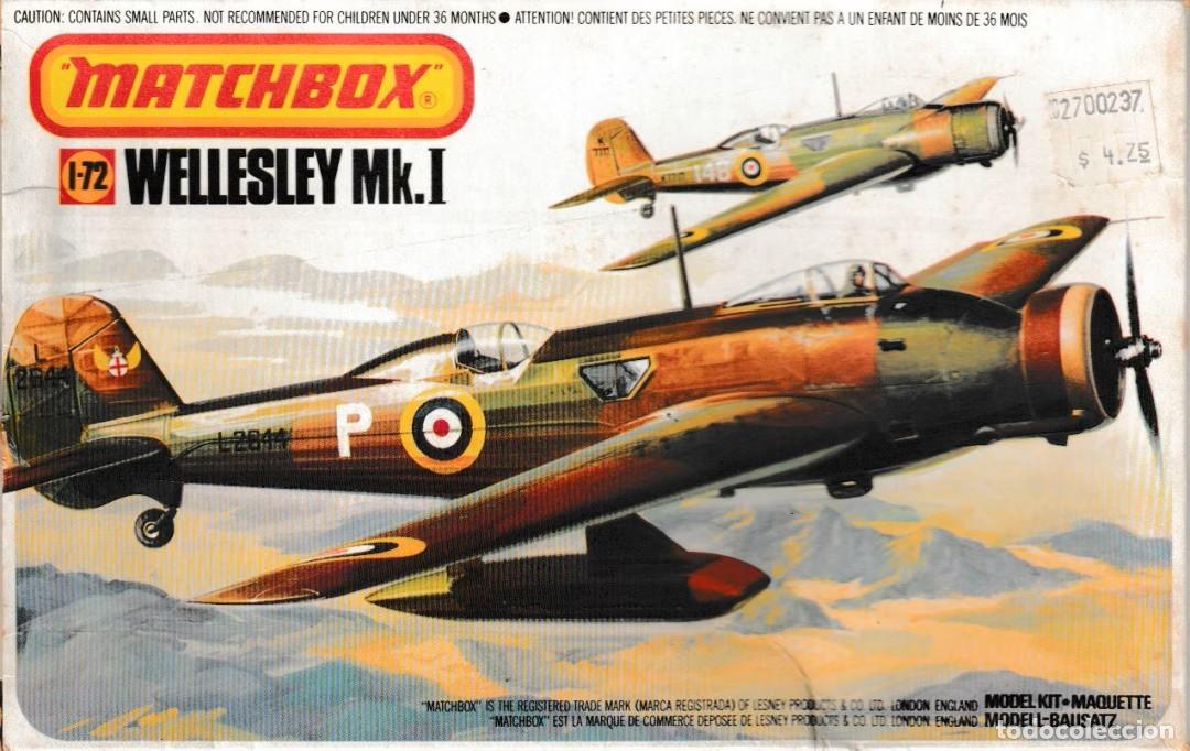 Maquetas: MATCHBOX - Wellesley Mk.I 1/72 PK123