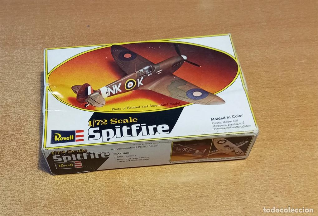 Maquetas: Caza brit&aacute;nico Spitfire Mk.II de Revell a 1/72 (Vintage, edici&oacute;n de 1978)
