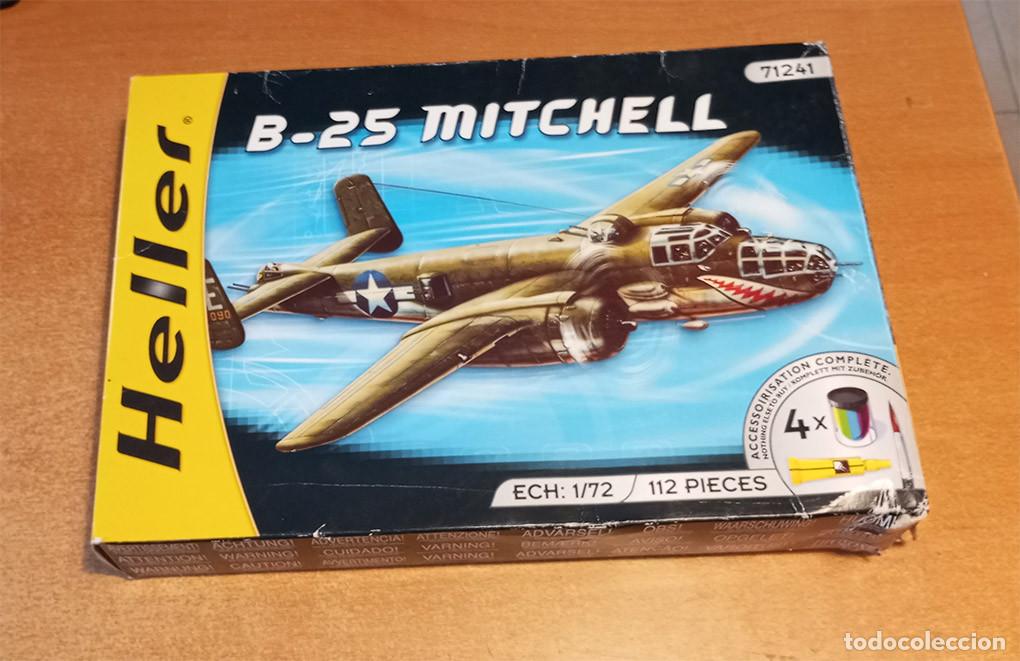 Maquetas: Starter set del Bombardero medio North American B-25J &rdquo;Mitchell&rdquo; de Heller a 1/72