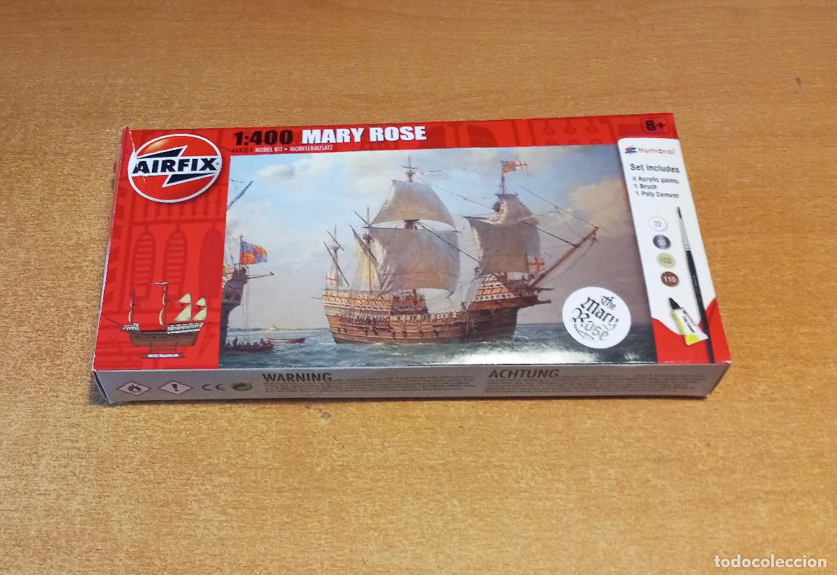 Maquetas: Starter set del Buque brit&aacute;nico &rdquo;Mary Rose&rdquo; (siglo XVI) de Airfix a 1/400