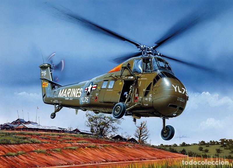 Maquetas: ITALERI - UH-34 SEA Horse + extras 1/72 1066