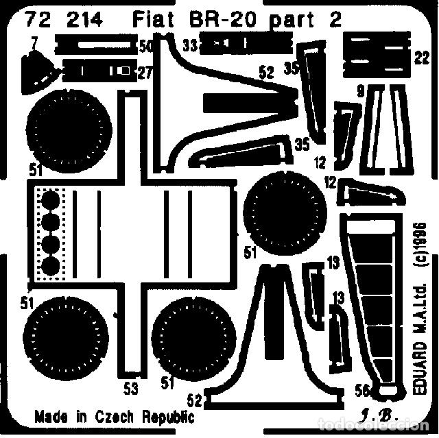 Maquetas: ITALERI - BR20 Cicogna + extras 1/72 1143 - Foto 4