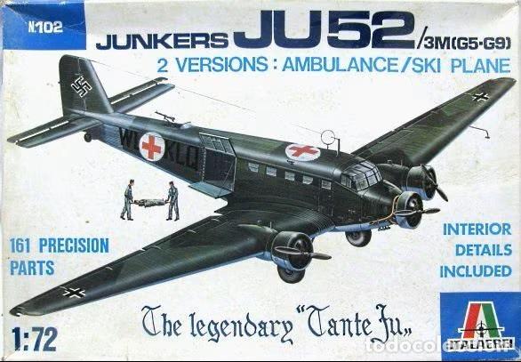 Maquetas: ITALERI - copy of Junkers Ju-52/3m Tante Ju 3M 1/72 102