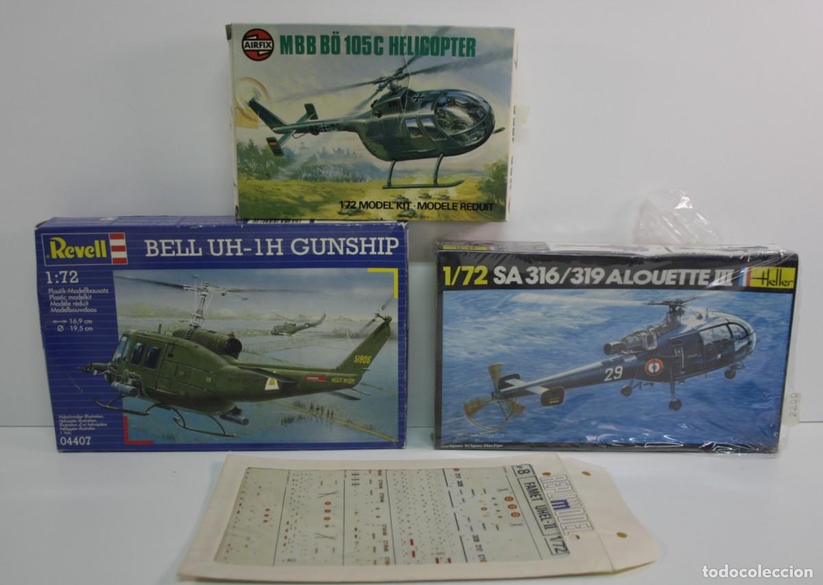 Maquetas: LOTE HELIC&Oacute;PTEROS 1/72 + CALCAS FAMET