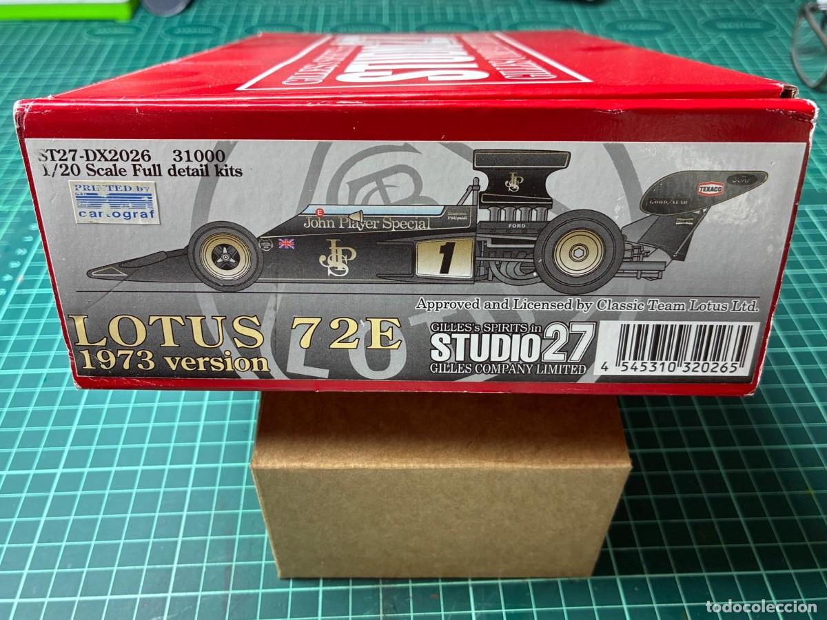 Maquetas: Lotus 72D Kit de Studio 21 a escala 1:20