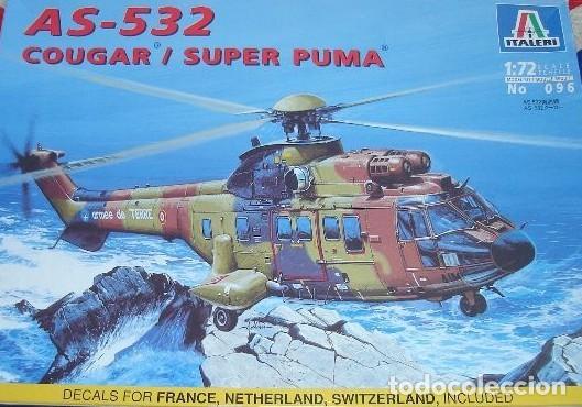 Maquetas: ITALERI - AS-532 COUGAR / SUPER PUMA + extras 1/72 096