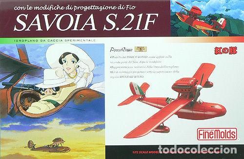 Maquetas: FINEMOLDS - SAVOIA S.21F Seaplane PORCO ROSSO (Pre-Painted) 1/72 PJ-3N