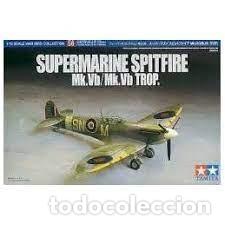 Maquetas: TAMIYA - Supermarine Spitfire Mk.Vb/Mk.Vb Trop. + EXTRAS 1/72 60756