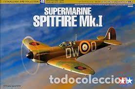 Maquetas: TAMIYA - Supermarine Spitfire Mk.I + EXTRAS 1/72 60758