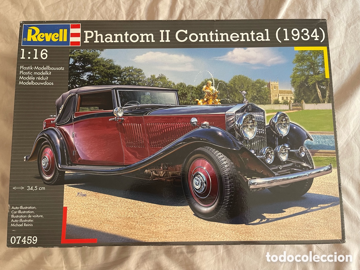 Maquetas: Phantom II Continental (1934) 1:16 REVELL 07459 maqueta ROLLS ROYCE coche