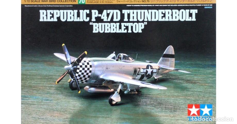 Maquetas: TAMIYA - P-47D Thunderbolt -Bubbletop + EXTRAS 1/72 60770 - Foto 1