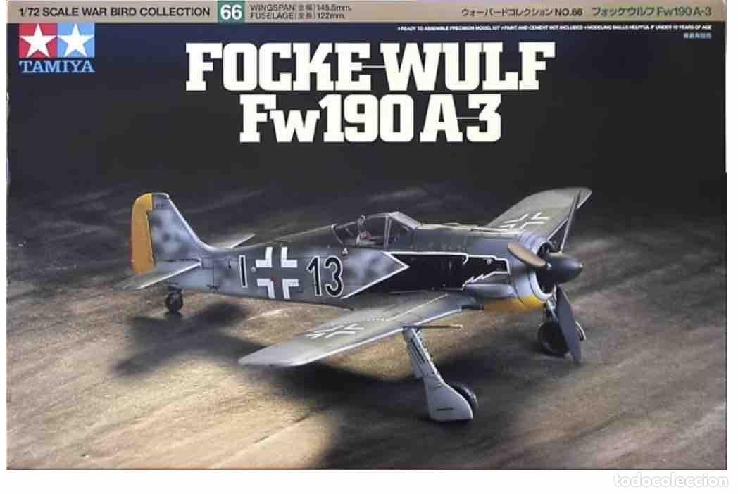 Maquetas: TAMIYA - Focke Wulf 190 A-3 + EXTRAS 1/72 60766