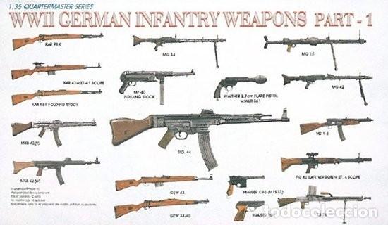 Maquetas: DRAGON - WWII German Infantry Weapons PART 1 1/35 3809
