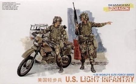 Maquetas: DRAGON - U.S. LIGHT INFANTRY 1/35 3009 - Foto 1