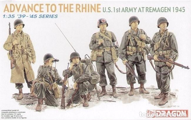 Maquetas: DRAGON - Advance To The Rhine (US 1st Army At Remagen, 1945 1/35 6271