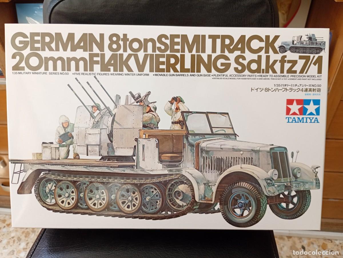 Maquetas: Maqueta Tamiya Escala 1/35 Semioruga antia&eacute;reo 20m/mx4 alem&aacute;n con soldados 2&ordf; GM.