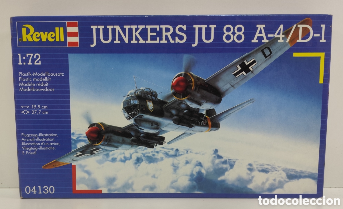 Maquetas: Revell Junkers Ju 88 A-4/D-1 1/72 &ndash; Completo &ndash; WWII