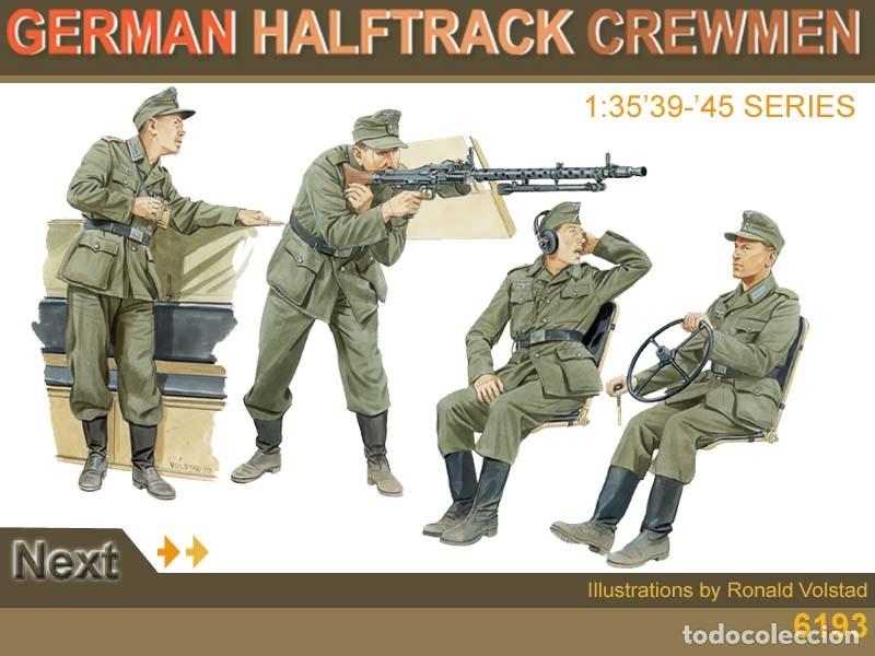Maquetas: DRAGON - German Halftrack Crewmen 1/35 6193 - Foto 3