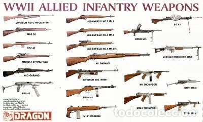 Maquetas: DRAGON - WWII Allied Infantry Weapons Set 1/35 3816