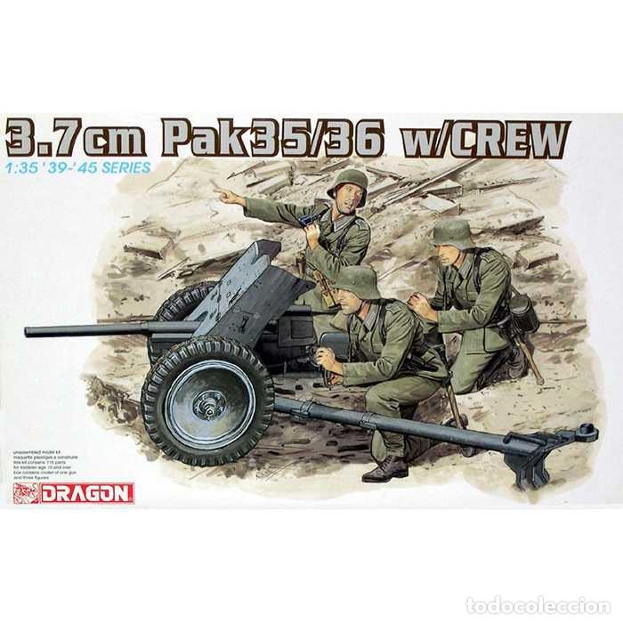 Maquetas: DRAGON - 3.7cm PAK/36 w/CREWS 1/35 6152