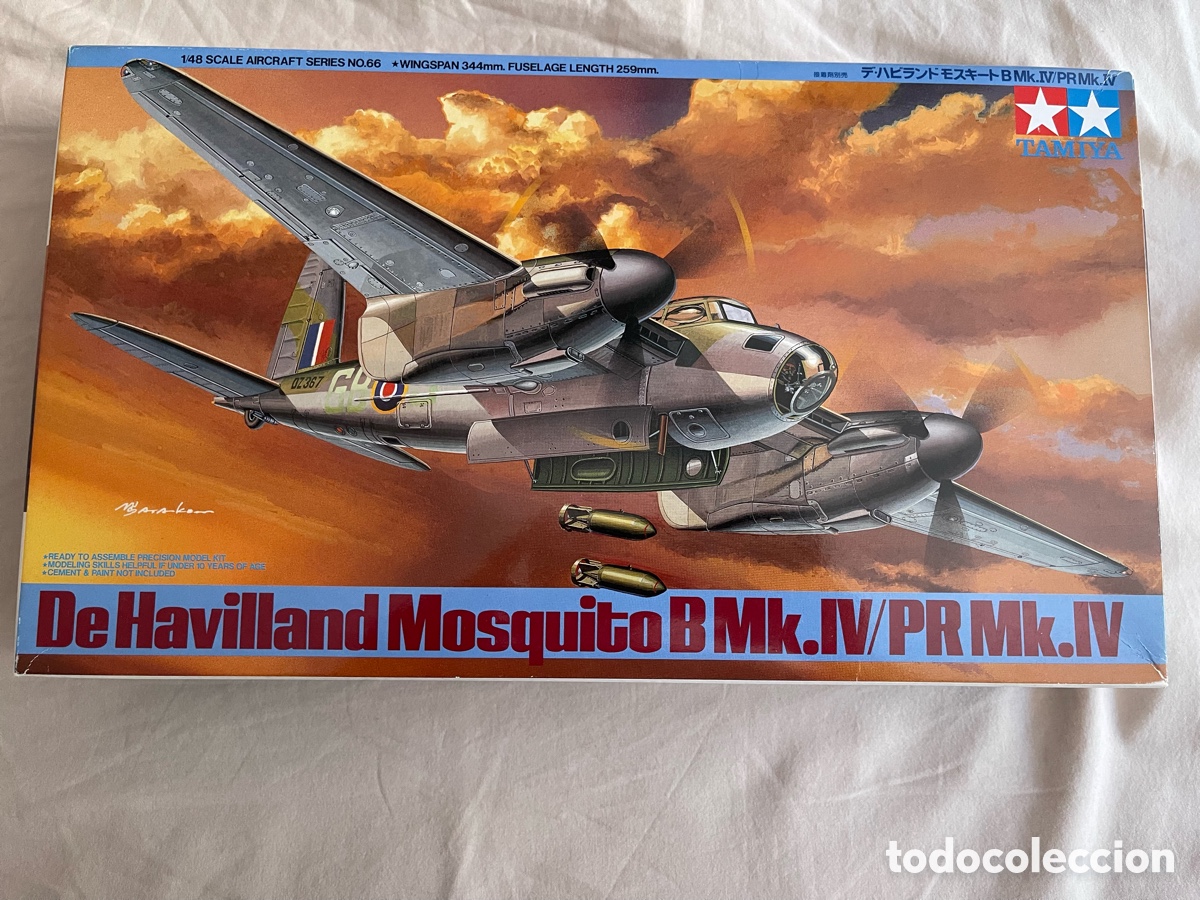 Maquetas: De Havilland Mosquito B Mk.IV /PR Mk.IV 1:48 TAMIYA 61066 maqueta avi&oacute;n