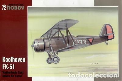 Maquetas: SPECIAL HOBBY - Netherlands Koolhoven FK-51 &rdquo;Netherlands East India Air Force&rdquo; 1/72 72175