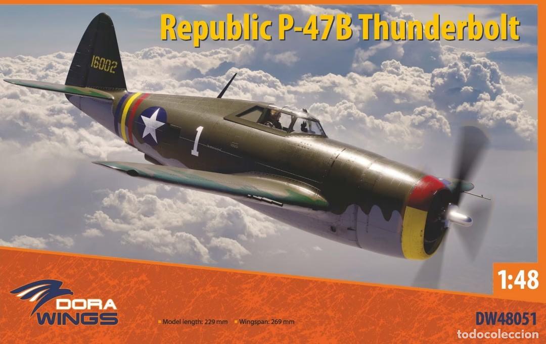 Maquetas: DORA WINGS - Republic P-47B Thunderbolt 1/48 48051 - Foto 1