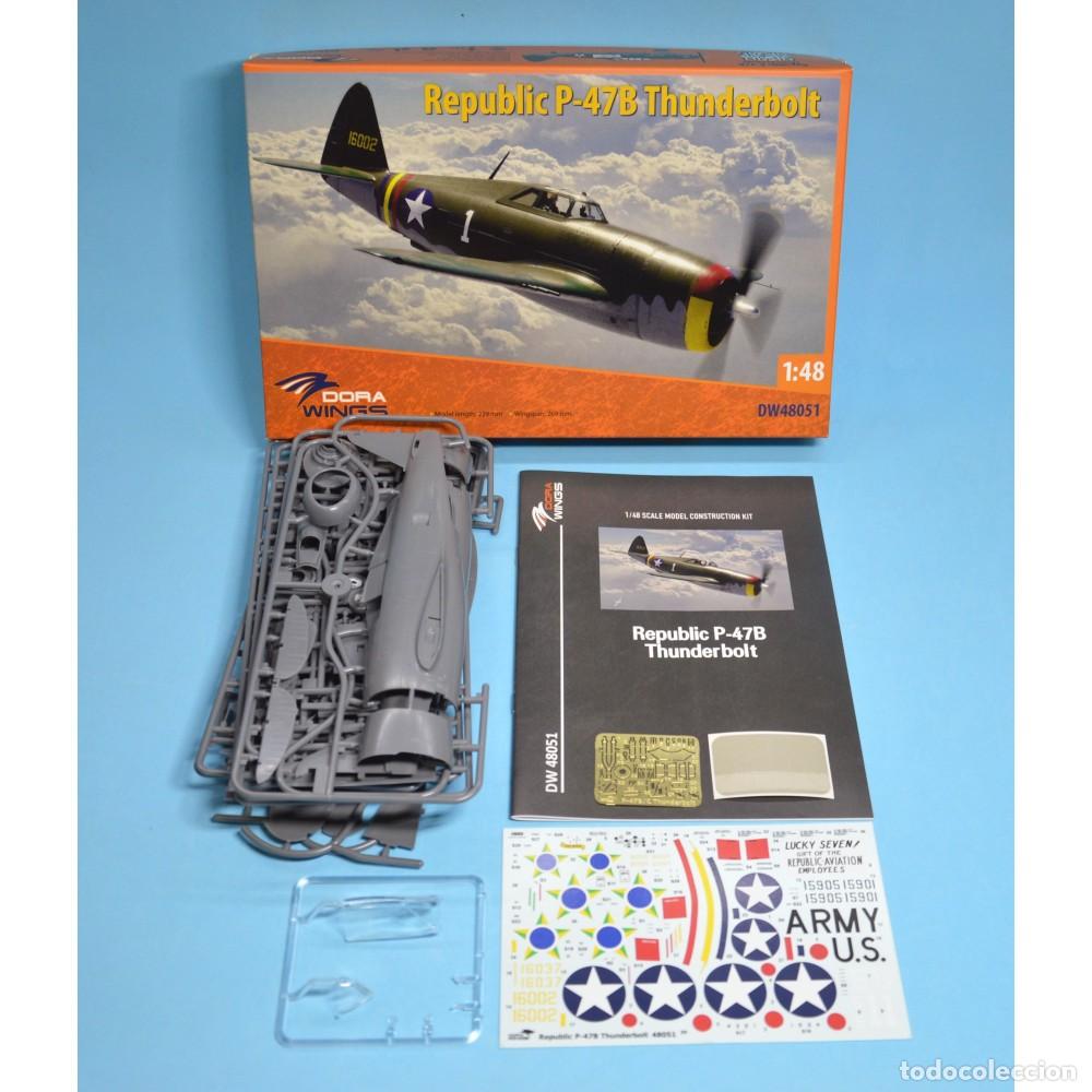 Maquetas: DORA WINGS - Republic P-47B Thunderbolt 1/48 48051 - Foto 3