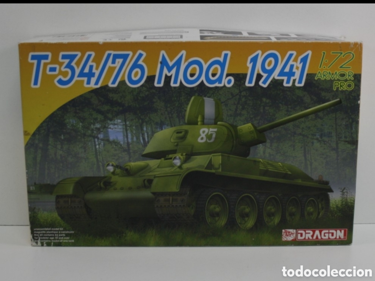Maquetas: Dragon 1/72 T-34/76 Mod.1941 Armor Pro Completo