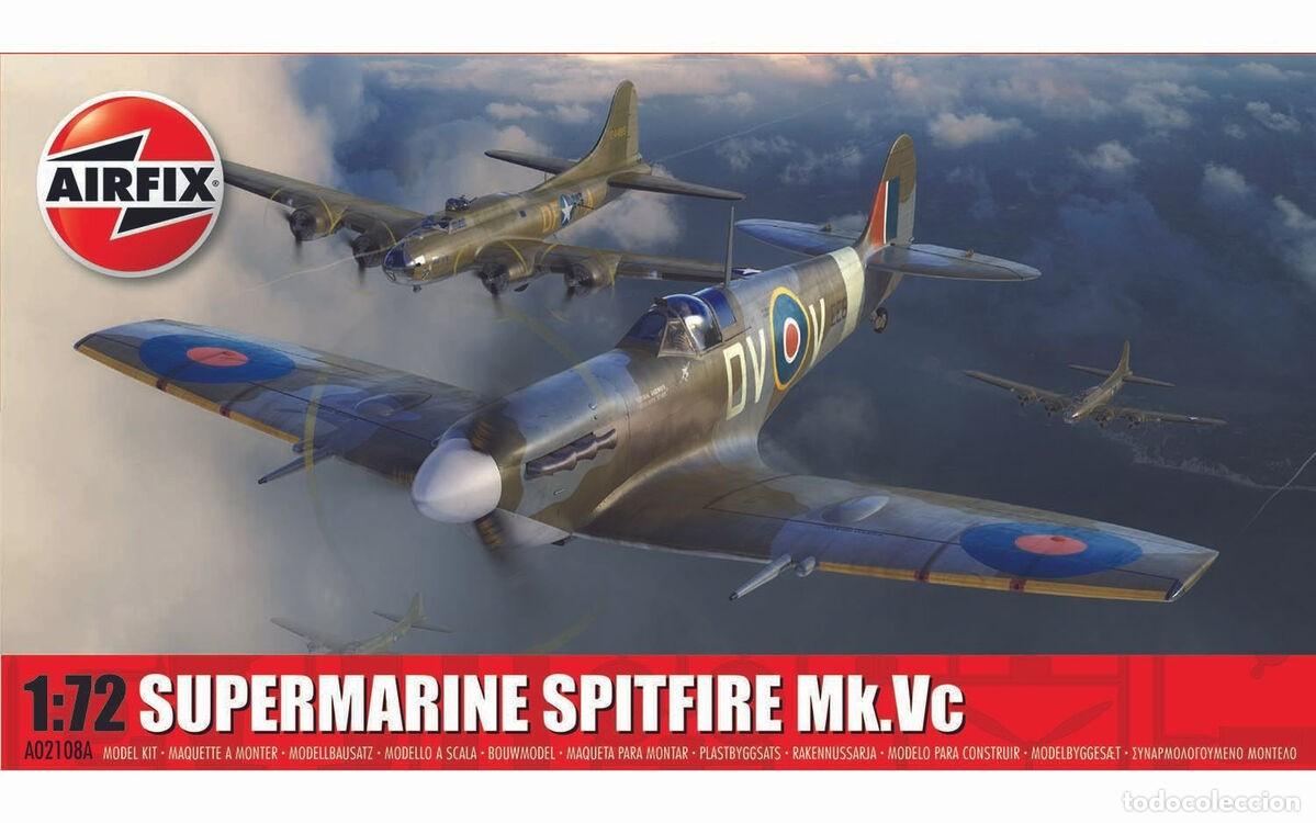 Maquetas: AIRFIX - Supermarine Spitfire Mk.Vc + extras 1/72 A02108 - Foto 1