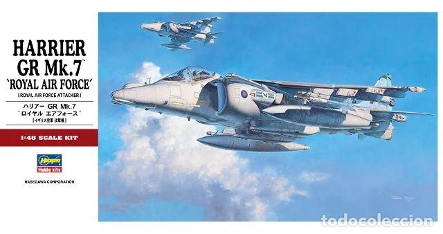 Maquetas: HASEGAWA -Harrier GR Mk.7 `Royal Air Force&acute; [Royal Air Force Attacker]+ EXTRAS 1/48 PT36 07236