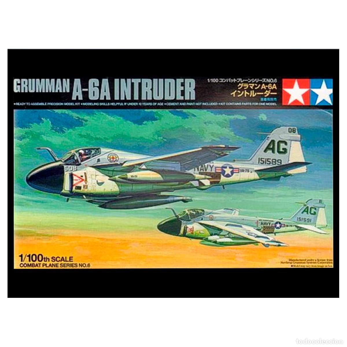 Maquetas: Maqueta Tamiya Escala 1/100 Gumman A-6A Intruder Precintada