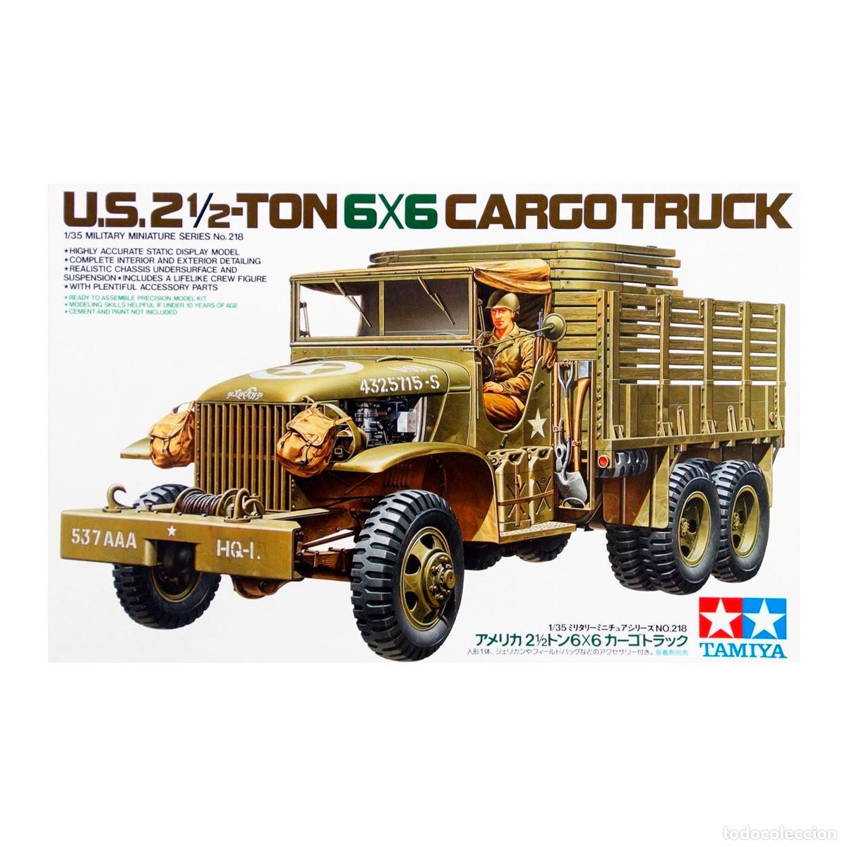 Maquetas: Maqueta Tamiya Escala 1/35 U.S. 2.5-TON 6&times;6 Cargo Truck