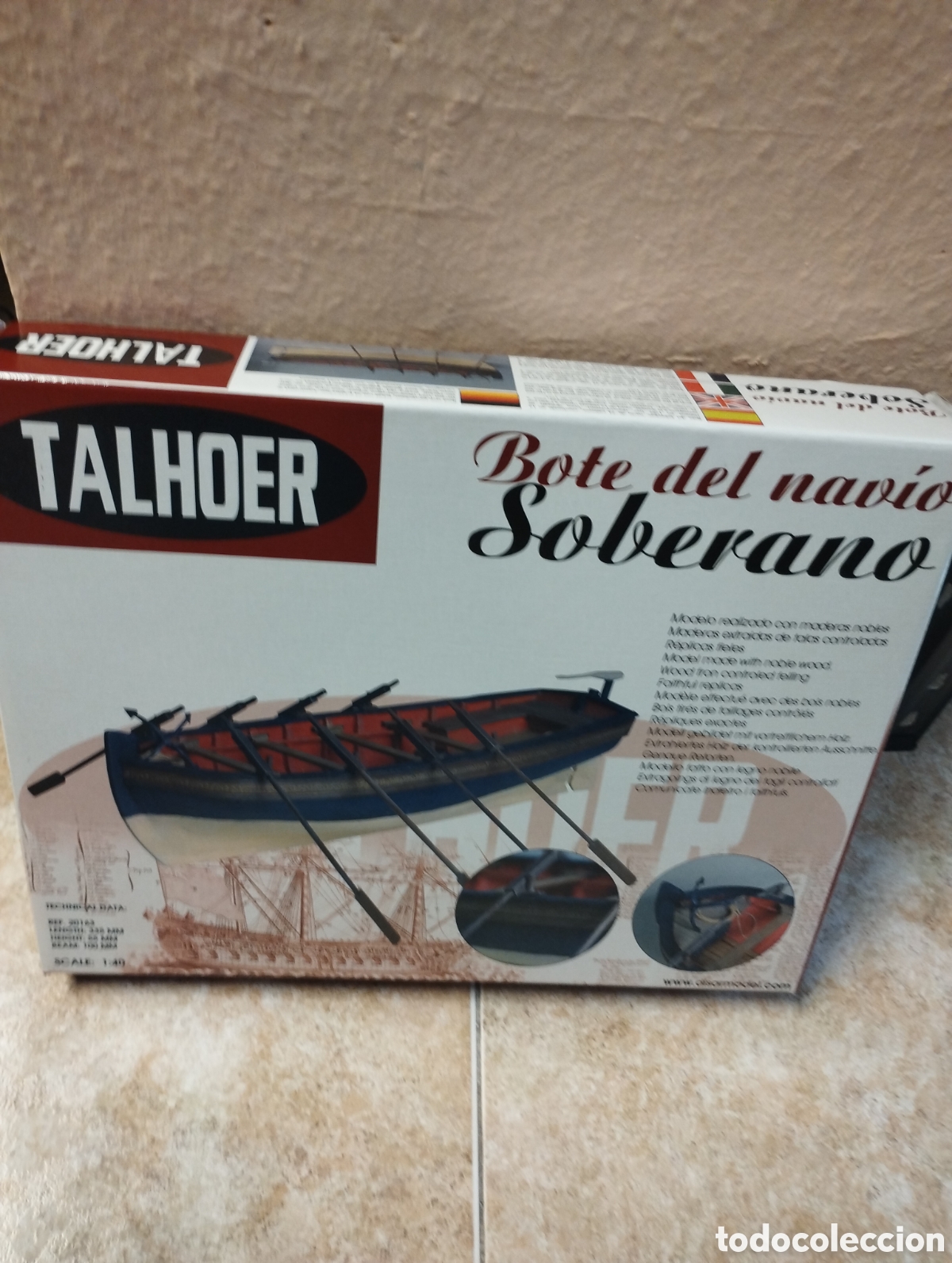 Maquetas: Bote nav&iacute;o soberano marca Talhoer nueva - Foto 1