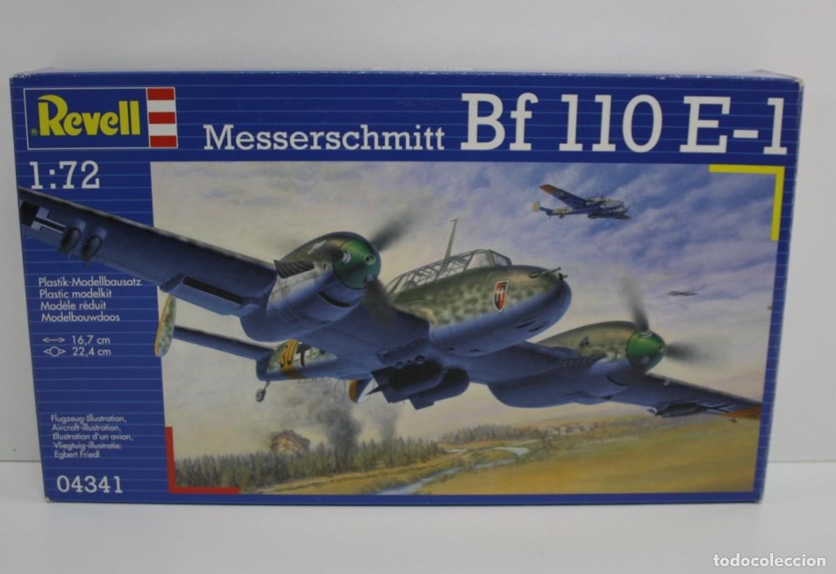Maquetas: REVELL MESSERSCHMITT BF 110 E-1 1/72 COMPLETO SIN MONTAR