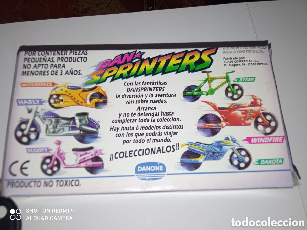 Maquetas: DAN SPRINTER (Harley) promoci&oacute;n Danone a&ntilde;os 90s (sin pegar) - Foto 2