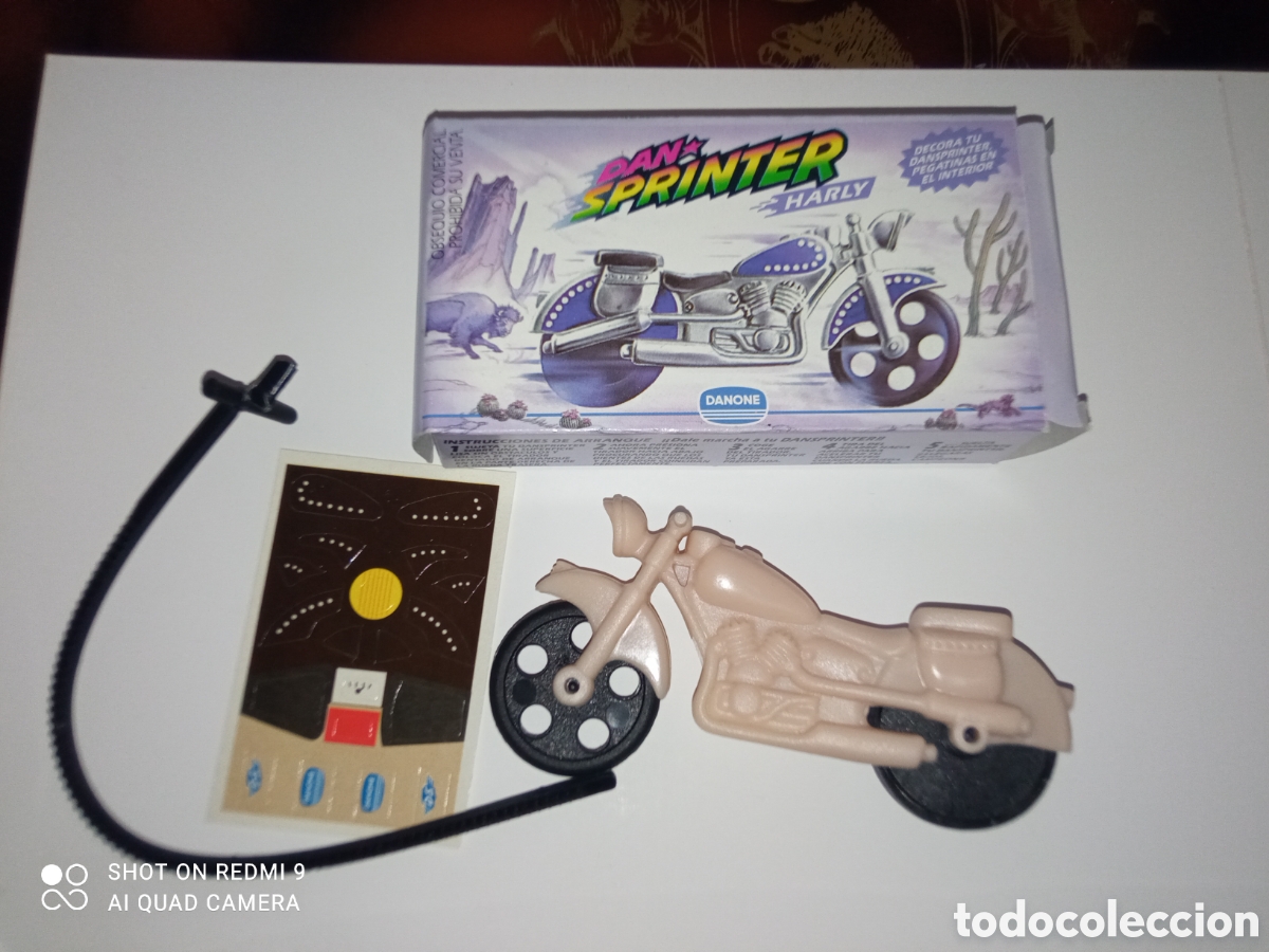 Maquetas: DAN SPRINTER (Harley) promoci&oacute;n Danone a&ntilde;os 90s (sin pegar)