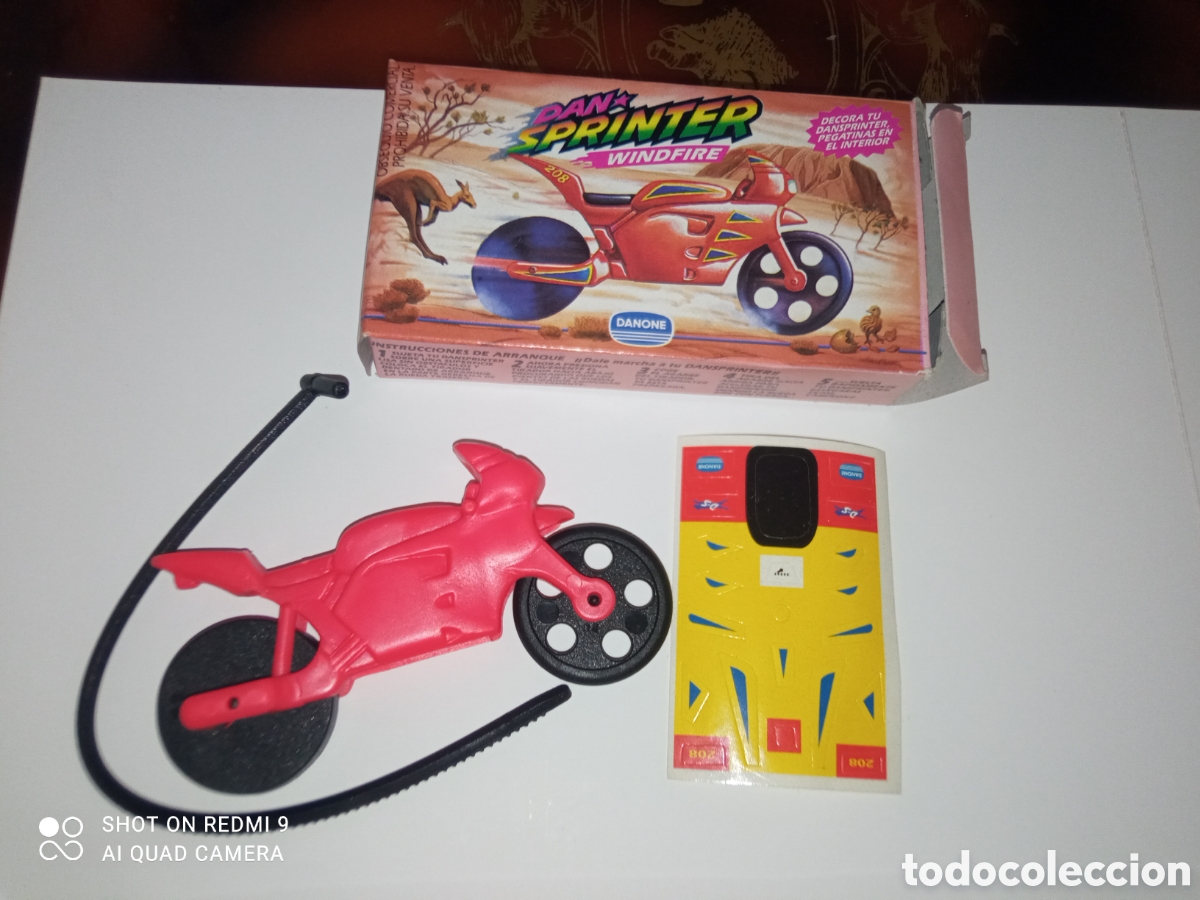 Maquetas: DAN SPRINTER (windfire) promoci&oacute;n Danone a&ntilde;os 90s (sin pegar)