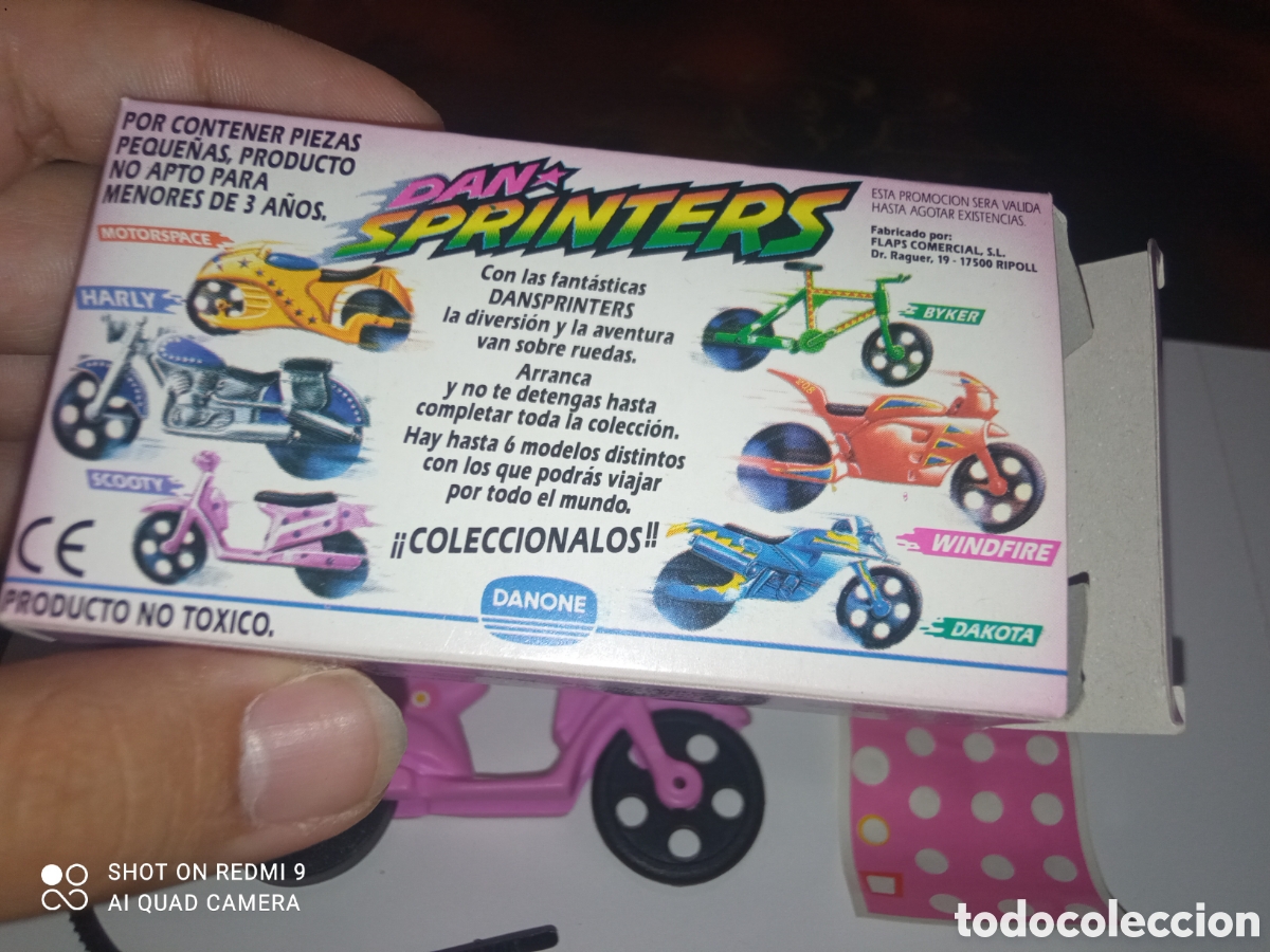 Maquetas: DAN SPRINTER (scooty) promoci&oacute;n Danone a&ntilde;os 90s - Foto 2