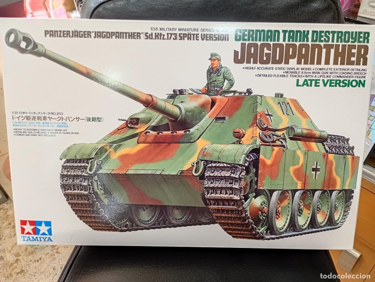Maquetas: Maqueta Tamiya Jagdpanther V Caza carros alem&aacute;n 2&ordf; GM Escala 1/35 Precintado