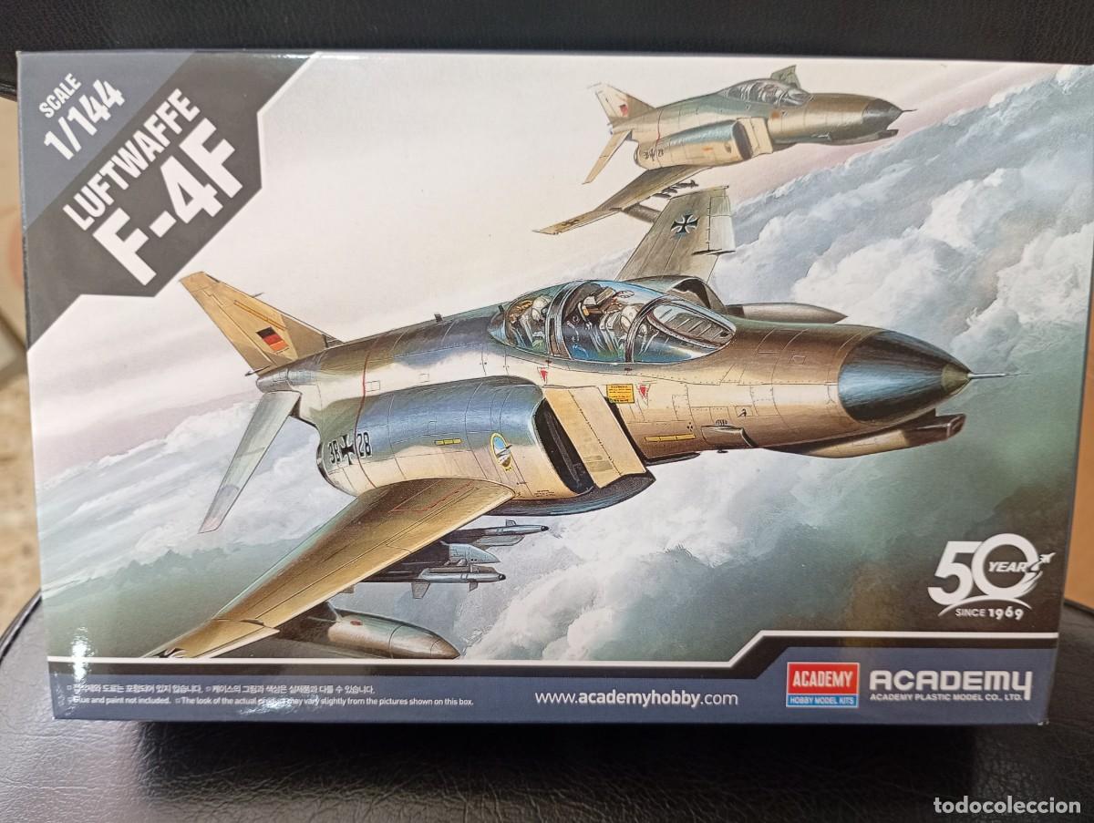 Maquetas: Maqueta Academy Avi&oacute;n Caza F 4F Luuftwaffe Escala 1/144 Precintado