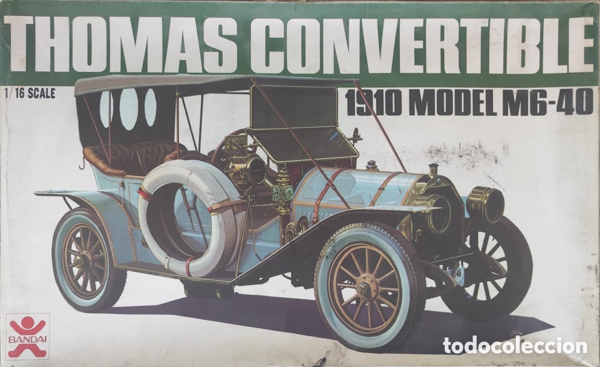 Maquetas: Maqueta Vintage Bandai 1/16 - Thomas Convertible 1910 (Model M6-40)