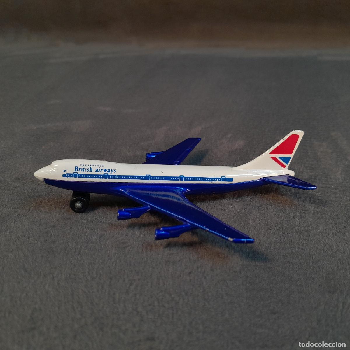 Maquetas: AVI&Oacute;N BOEING 747 BRITISH AIRWAYS. MATCHBOX (LESNEY). A&Ntilde;O 1973