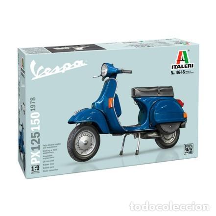 Maquetas: Maqueta Italeri Moto Vespa PX 125/150 1978 Escala Grande 1:9 Novedad Precintada