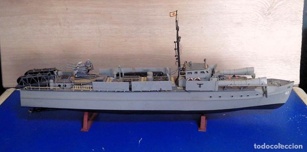 Maquetas: Maqueta lancha torpedera alemana S-38 segunda guerra mundial escala 1/72